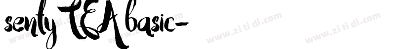 sentyTEA basic字体转换